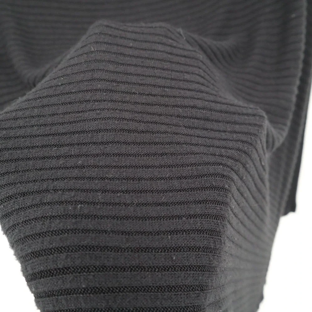 We The‎ Free Thermal Sweater Womens S Black Boho Grunge Slouchy Oversized